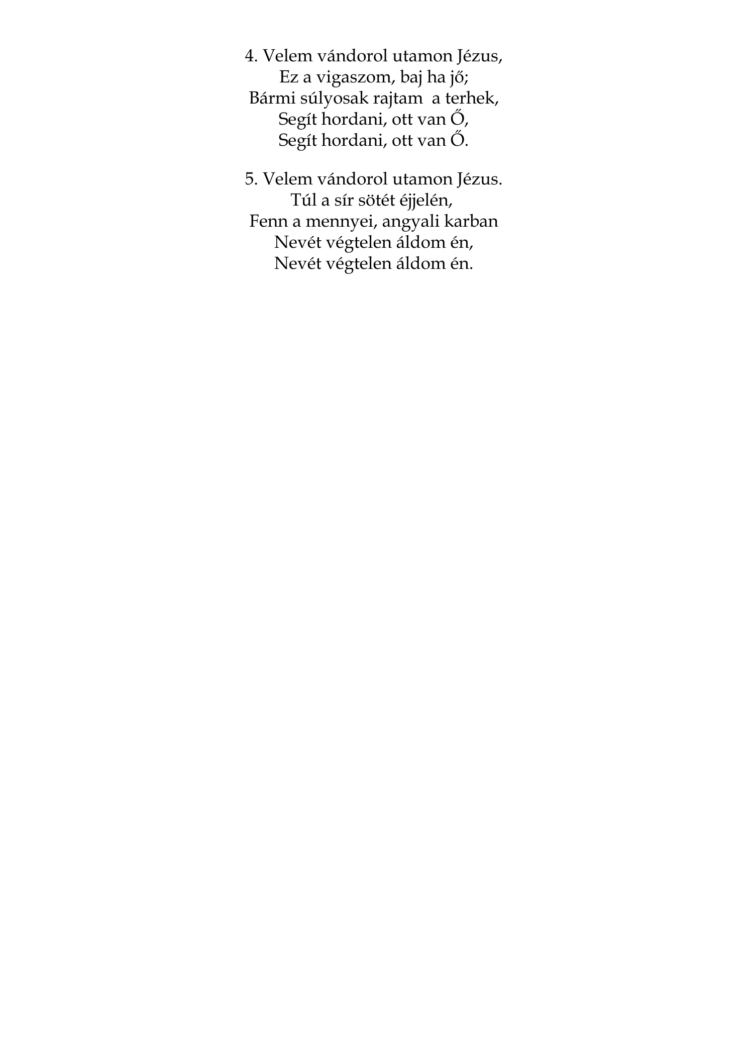 Velem vándorol – kotta, 2. oldal